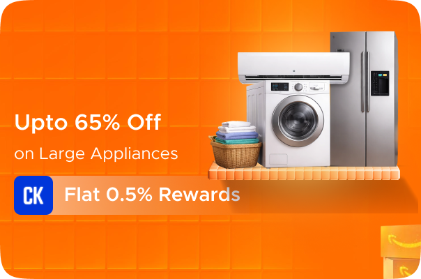 Amazon: Upto 65% Off On Large Appliances + Flat 0.5% Rewards
